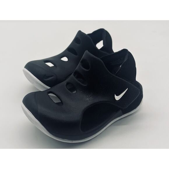NEW Nike Sunray Protect 3 Black White Sandals DH9465-001 Toddlers Size Multi